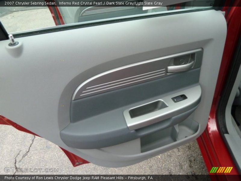 Inferno Red Crystal Pearl / Dark Slate Gray/Light Slate Gray 2007 Chrysler Sebring Sedan