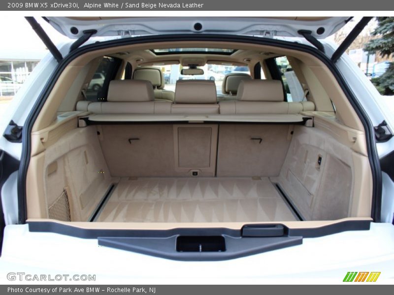 Alpine White / Sand Beige Nevada Leather 2009 BMW X5 xDrive30i