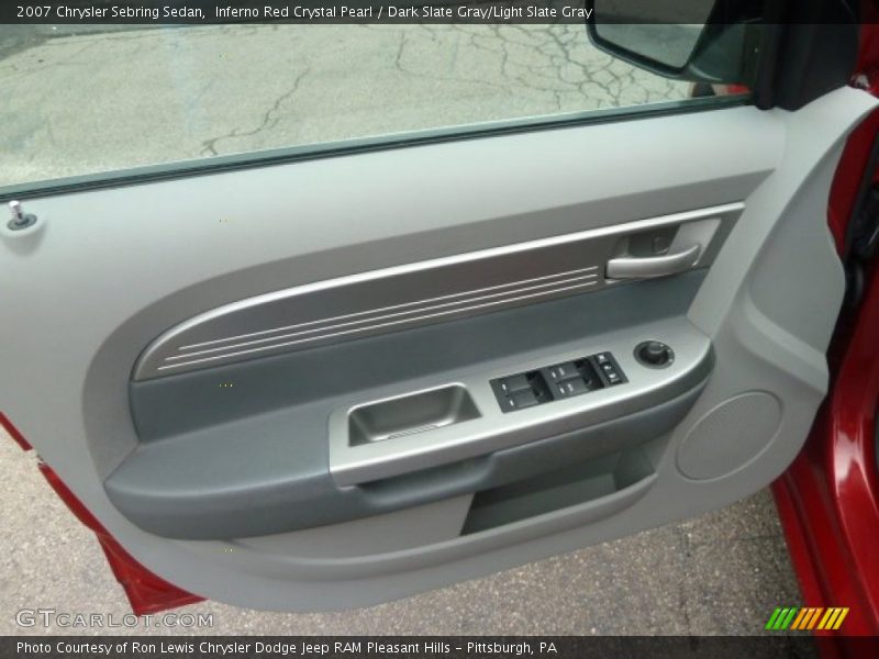 Inferno Red Crystal Pearl / Dark Slate Gray/Light Slate Gray 2007 Chrysler Sebring Sedan