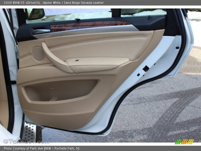 Alpine White / Sand Beige Nevada Leather 2009 BMW X5 xDrive30i