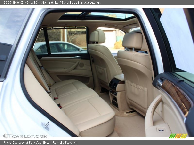 Alpine White / Sand Beige Nevada Leather 2009 BMW X5 xDrive30i