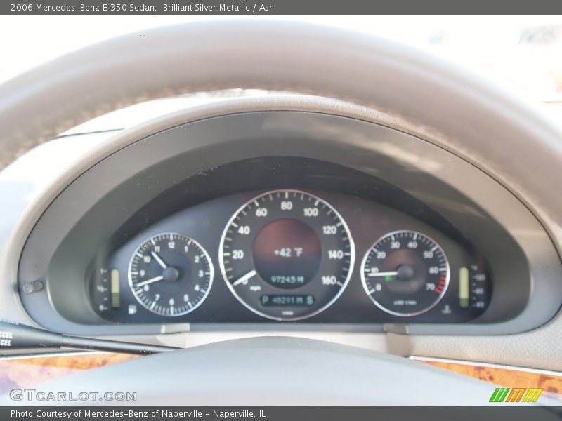 Brilliant Silver Metallic / Ash 2006 Mercedes-Benz E 350 Sedan