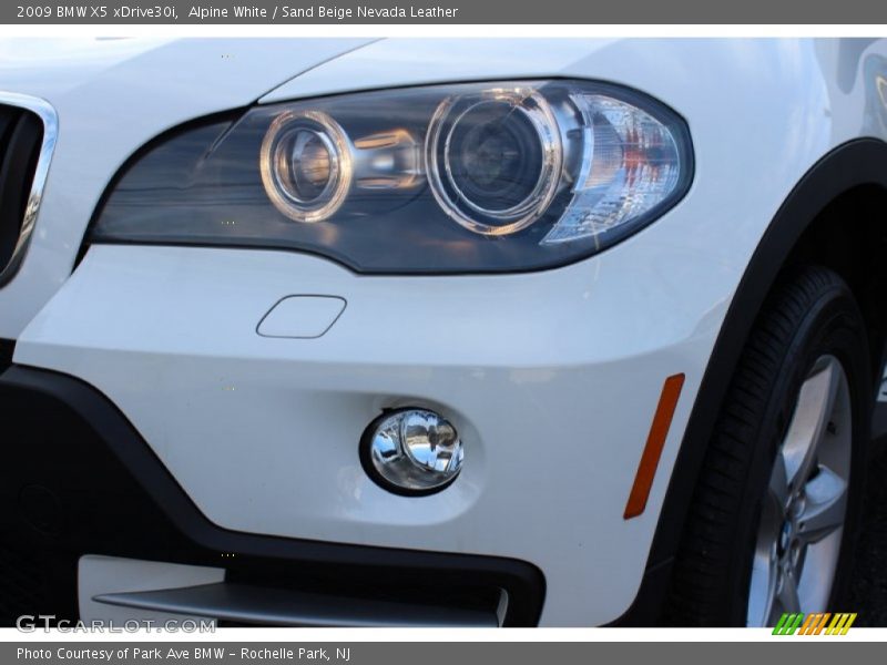 Alpine White / Sand Beige Nevada Leather 2009 BMW X5 xDrive30i