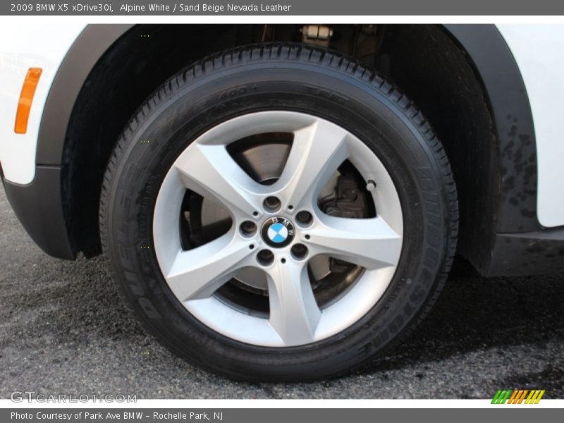 Alpine White / Sand Beige Nevada Leather 2009 BMW X5 xDrive30i