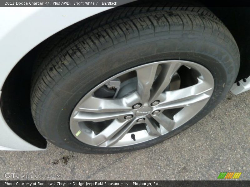 Bright White / Tan/Black 2012 Dodge Charger R/T Plus AWD