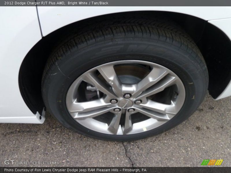 Bright White / Tan/Black 2012 Dodge Charger R/T Plus AWD