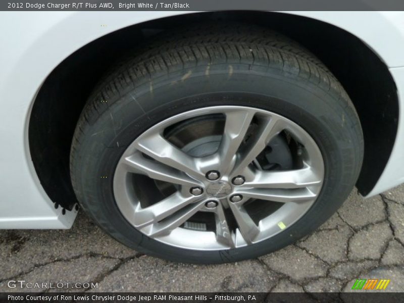 Bright White / Tan/Black 2012 Dodge Charger R/T Plus AWD