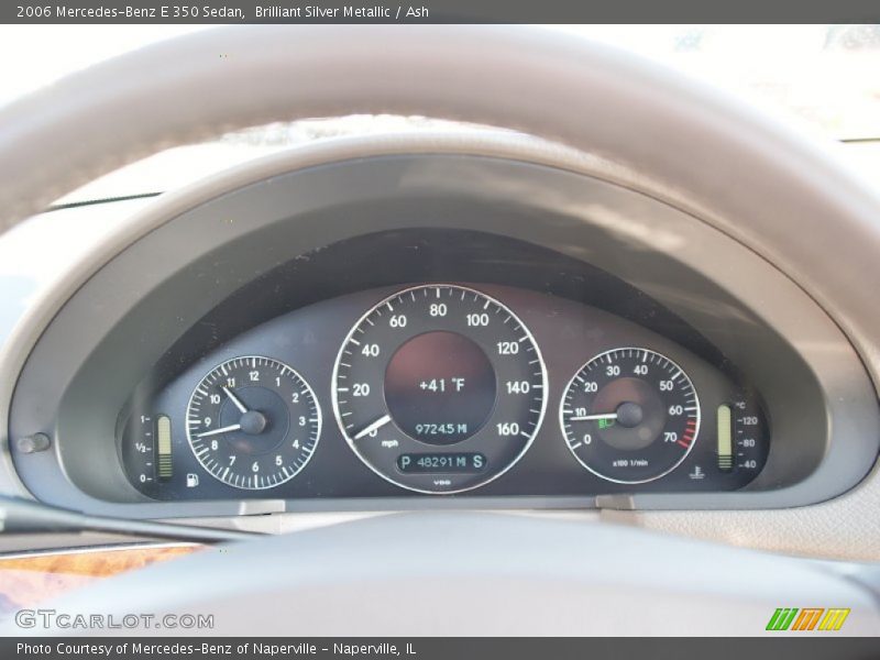 Brilliant Silver Metallic / Ash 2006 Mercedes-Benz E 350 Sedan