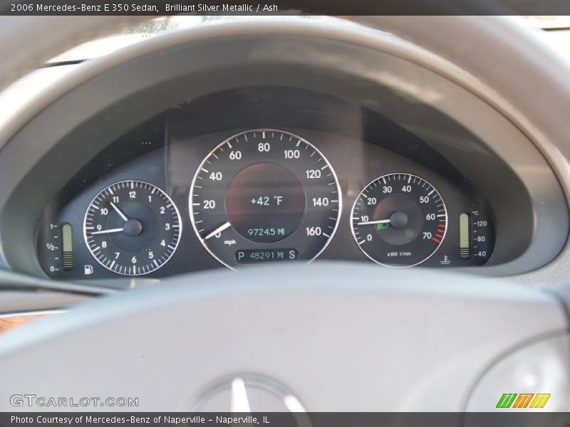 Brilliant Silver Metallic / Ash 2006 Mercedes-Benz E 350 Sedan