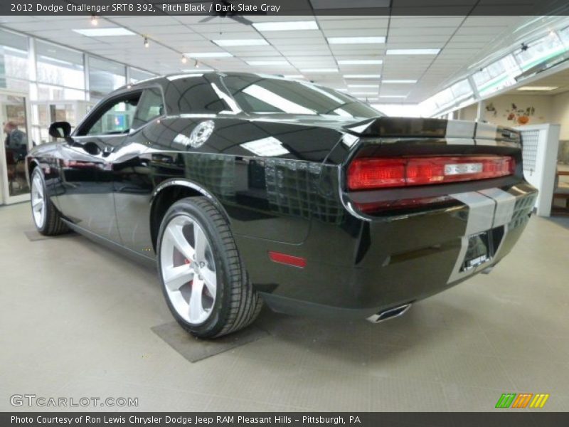 Pitch Black / Dark Slate Gray 2012 Dodge Challenger SRT8 392