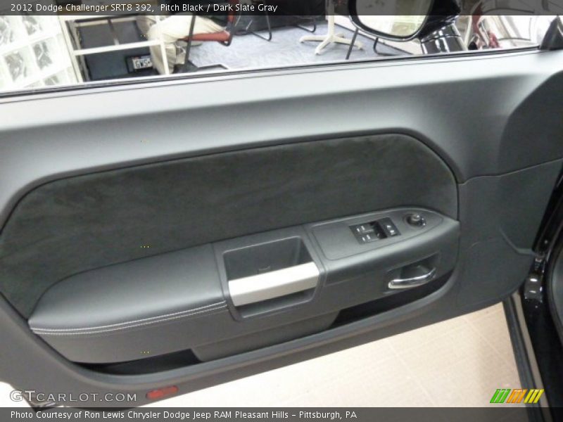 Pitch Black / Dark Slate Gray 2012 Dodge Challenger SRT8 392