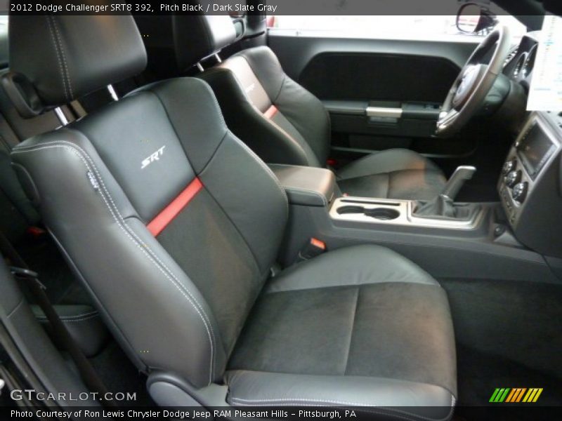 Pitch Black / Dark Slate Gray 2012 Dodge Challenger SRT8 392