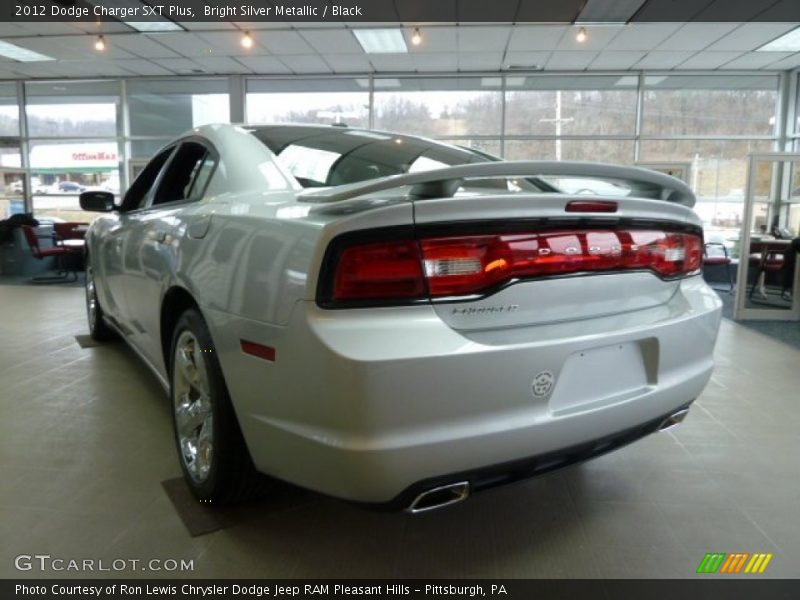 Bright Silver Metallic / Black 2012 Dodge Charger SXT Plus