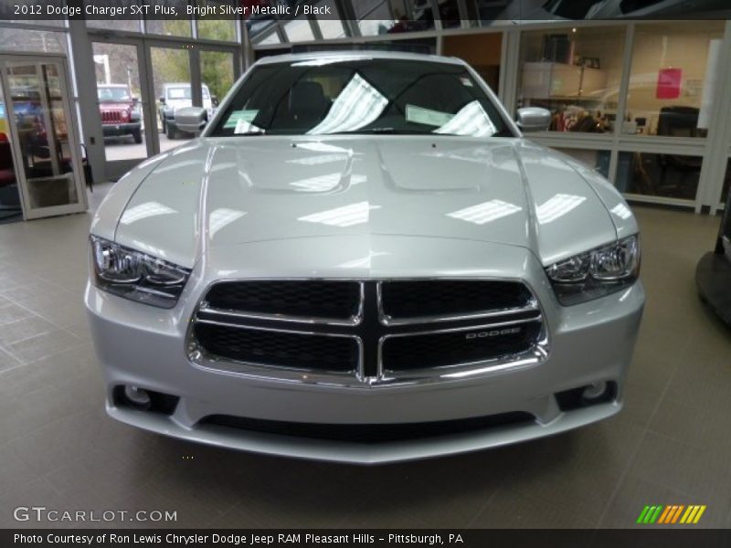 Bright Silver Metallic / Black 2012 Dodge Charger SXT Plus