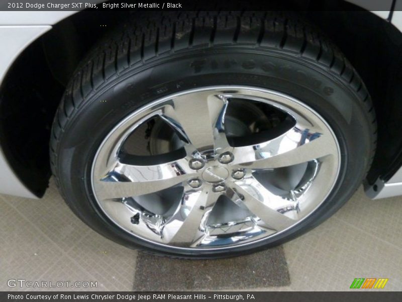 Bright Silver Metallic / Black 2012 Dodge Charger SXT Plus