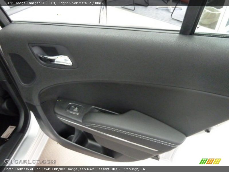 Bright Silver Metallic / Black 2012 Dodge Charger SXT Plus