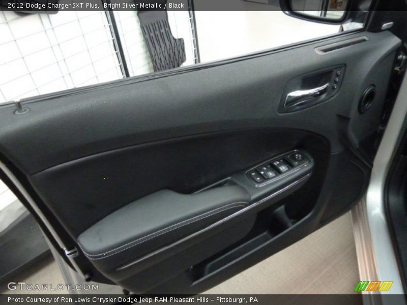 Bright Silver Metallic / Black 2012 Dodge Charger SXT Plus