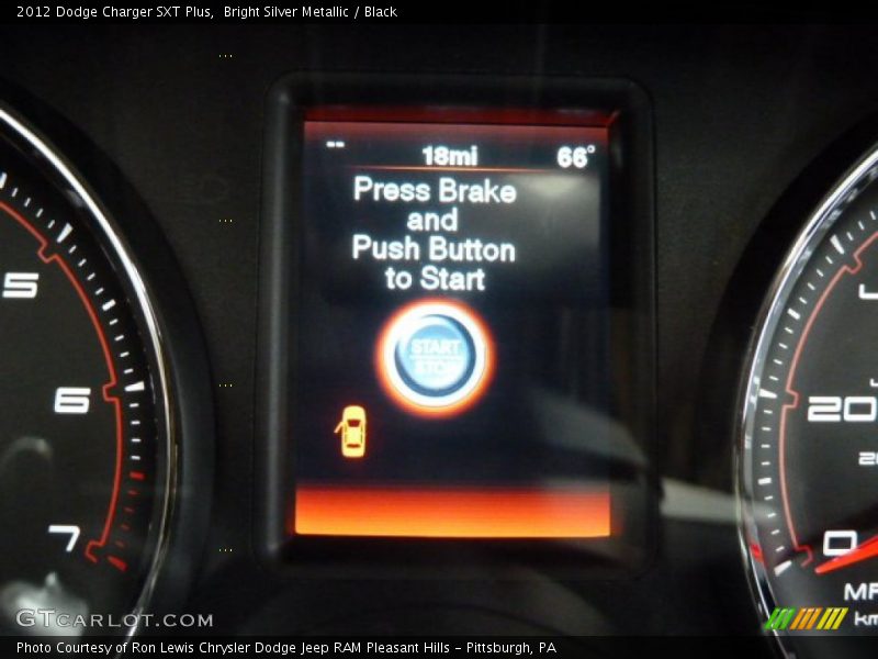 Bright Silver Metallic / Black 2012 Dodge Charger SXT Plus