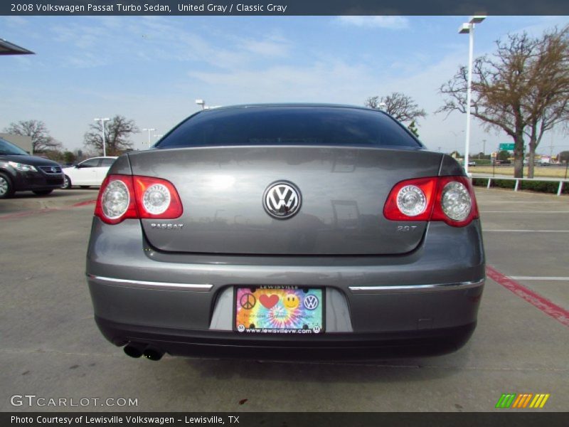 United Gray / Classic Gray 2008 Volkswagen Passat Turbo Sedan