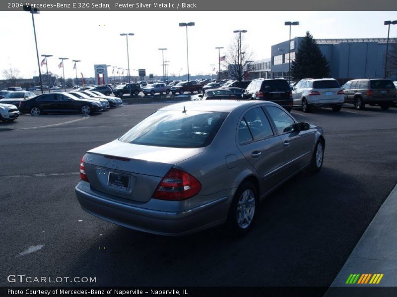 Pewter Silver Metallic / Black 2004 Mercedes-Benz E 320 Sedan