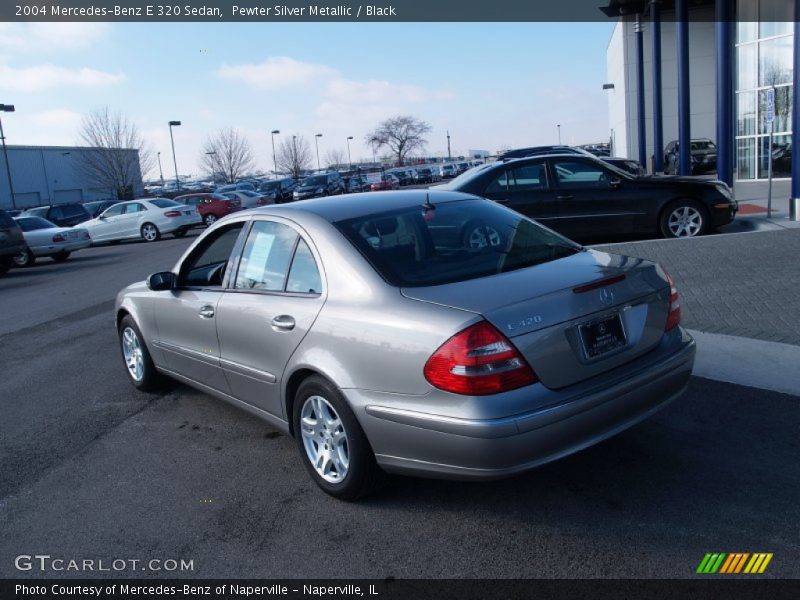Pewter Silver Metallic / Black 2004 Mercedes-Benz E 320 Sedan