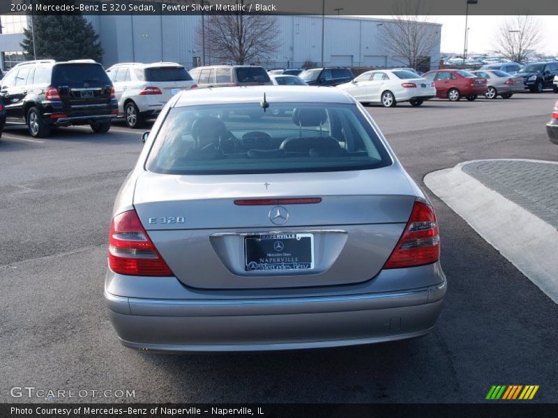 Pewter Silver Metallic / Black 2004 Mercedes-Benz E 320 Sedan