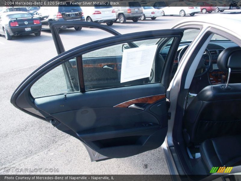 Pewter Silver Metallic / Black 2004 Mercedes-Benz E 320 Sedan