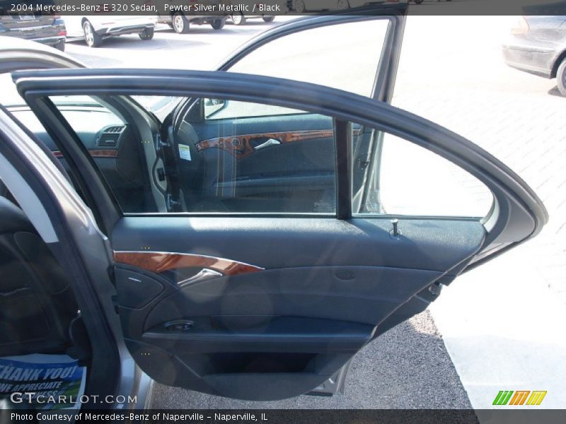 Pewter Silver Metallic / Black 2004 Mercedes-Benz E 320 Sedan