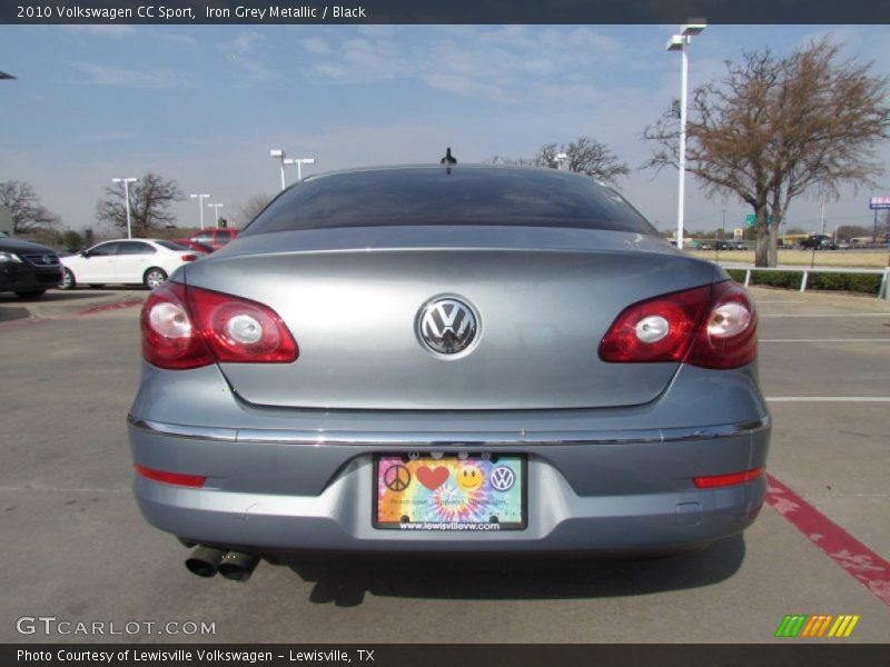 Iron Grey Metallic / Black 2010 Volkswagen CC Sport
