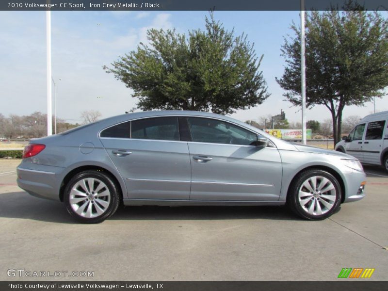Iron Grey Metallic / Black 2010 Volkswagen CC Sport