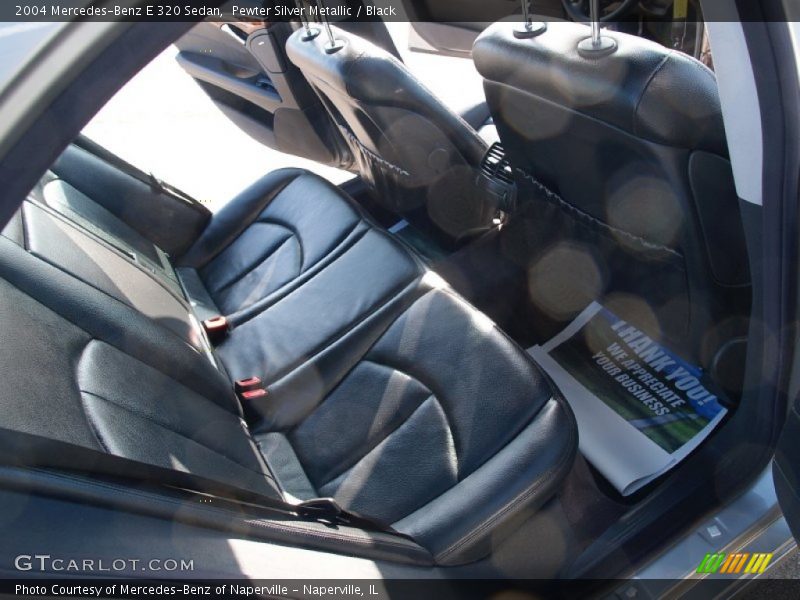 Pewter Silver Metallic / Black 2004 Mercedes-Benz E 320 Sedan