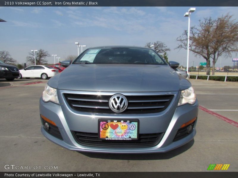 Iron Grey Metallic / Black 2010 Volkswagen CC Sport