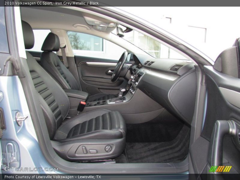 Iron Grey Metallic / Black 2010 Volkswagen CC Sport