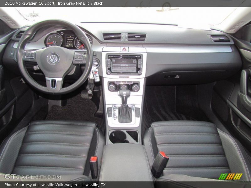 Iron Grey Metallic / Black 2010 Volkswagen CC Sport