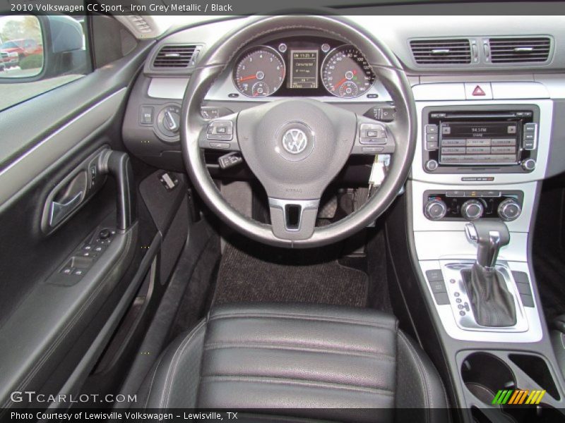Iron Grey Metallic / Black 2010 Volkswagen CC Sport