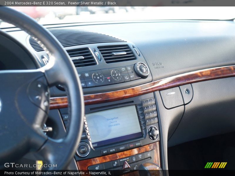 Pewter Silver Metallic / Black 2004 Mercedes-Benz E 320 Sedan