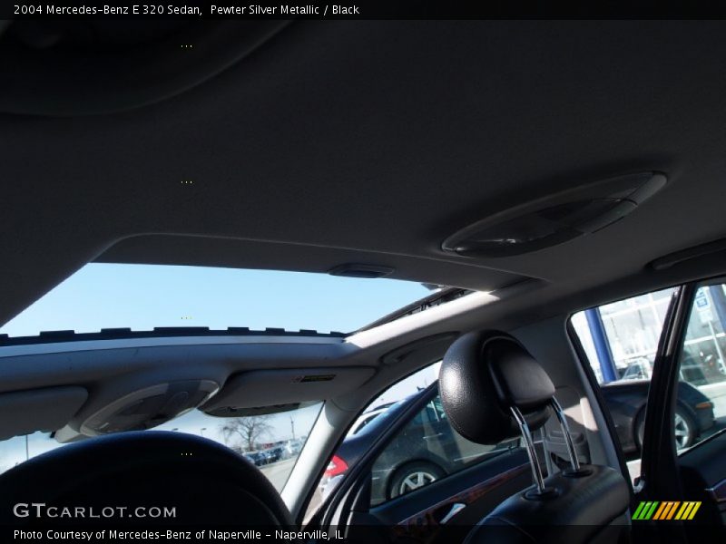 Pewter Silver Metallic / Black 2004 Mercedes-Benz E 320 Sedan