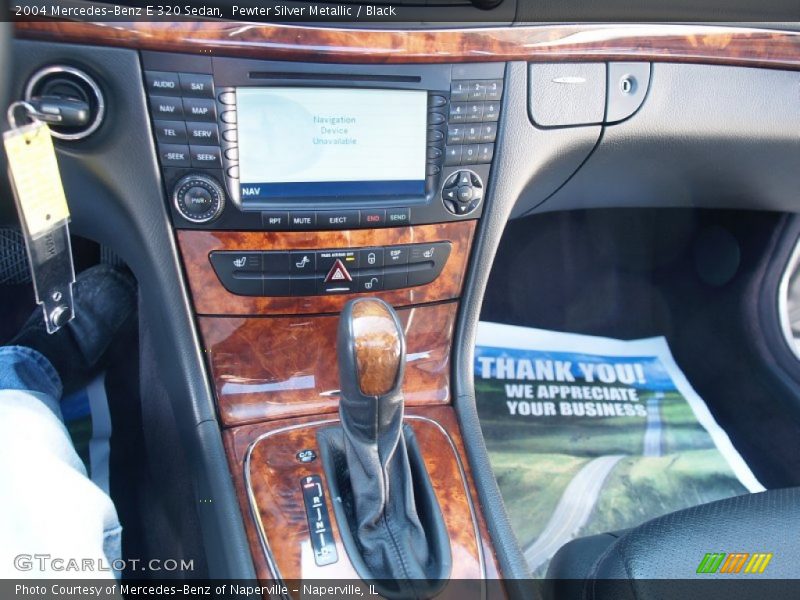 Pewter Silver Metallic / Black 2004 Mercedes-Benz E 320 Sedan