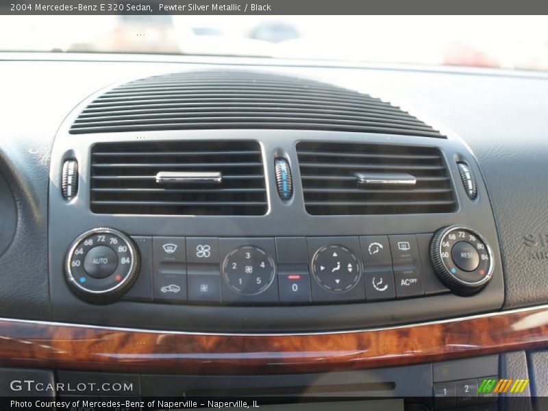 Pewter Silver Metallic / Black 2004 Mercedes-Benz E 320 Sedan