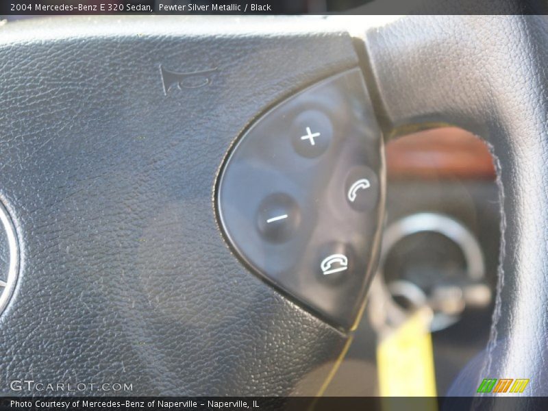 Pewter Silver Metallic / Black 2004 Mercedes-Benz E 320 Sedan