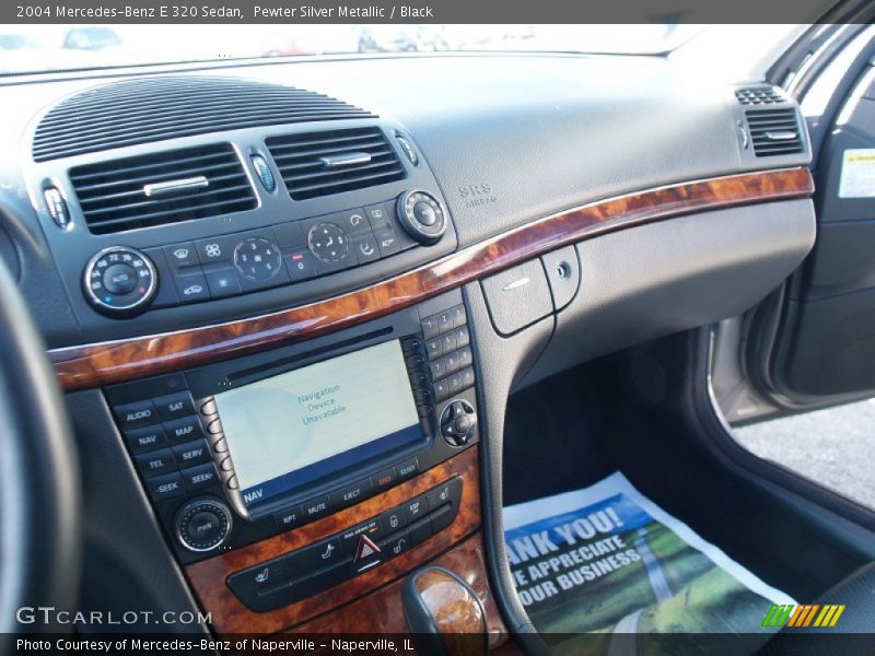Pewter Silver Metallic / Black 2004 Mercedes-Benz E 320 Sedan