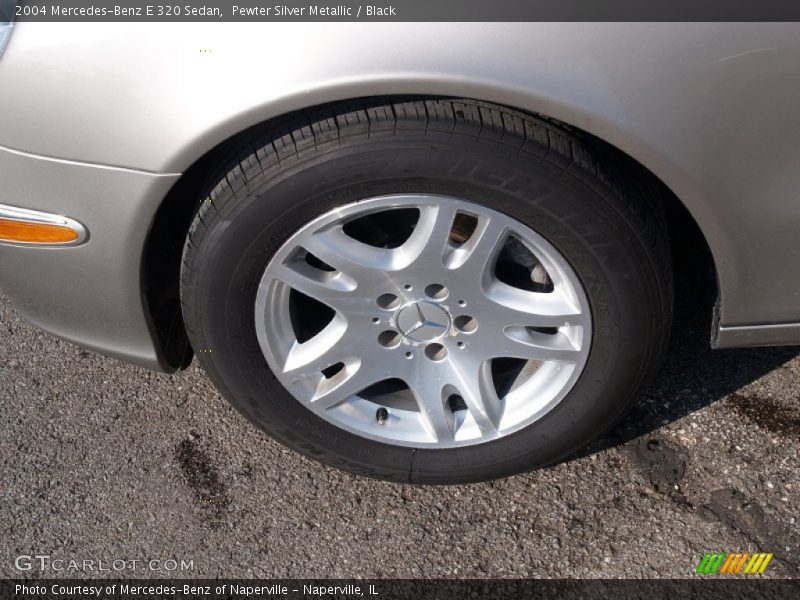 Pewter Silver Metallic / Black 2004 Mercedes-Benz E 320 Sedan