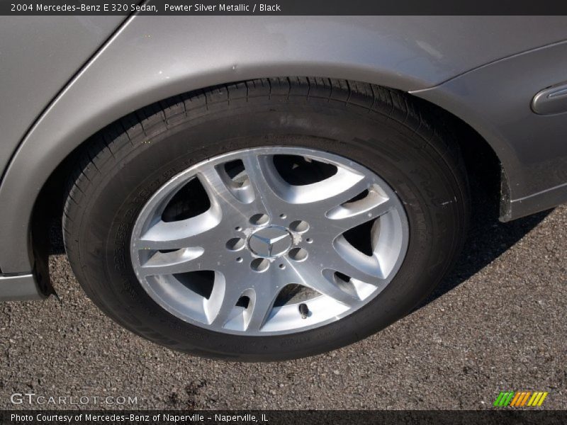 Pewter Silver Metallic / Black 2004 Mercedes-Benz E 320 Sedan