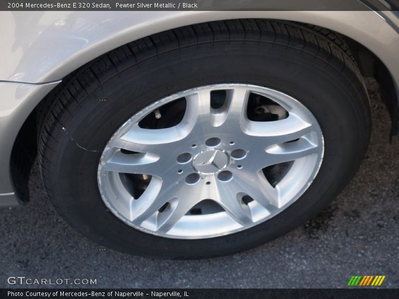 Pewter Silver Metallic / Black 2004 Mercedes-Benz E 320 Sedan