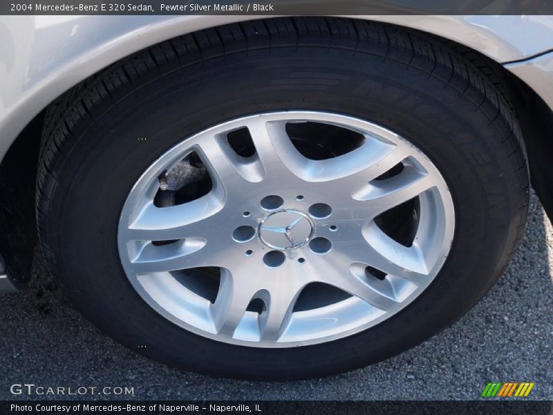 Pewter Silver Metallic / Black 2004 Mercedes-Benz E 320 Sedan