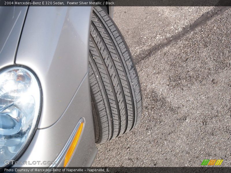 Pewter Silver Metallic / Black 2004 Mercedes-Benz E 320 Sedan
