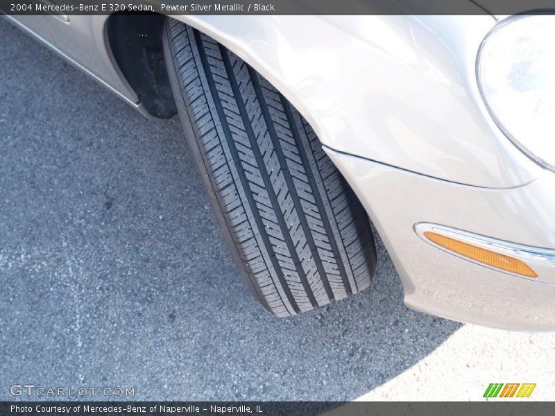 Pewter Silver Metallic / Black 2004 Mercedes-Benz E 320 Sedan