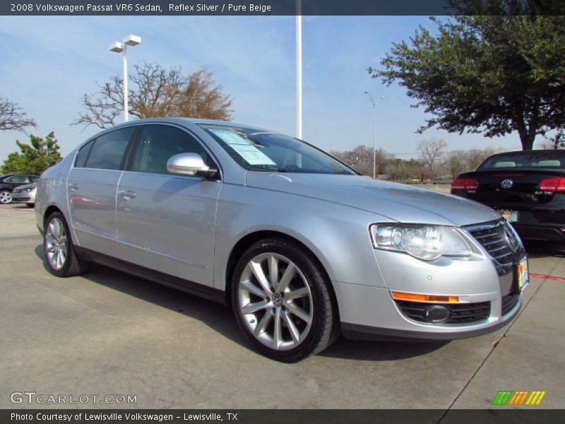 Reflex Silver / Pure Beige 2008 Volkswagen Passat VR6 Sedan