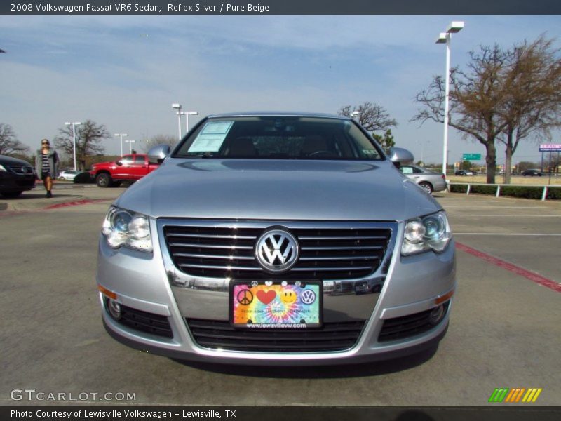 Reflex Silver / Pure Beige 2008 Volkswagen Passat VR6 Sedan