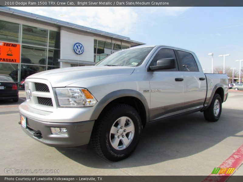 Bright Silver Metallic / Dark Slate/Medium Graystone 2010 Dodge Ram 1500 TRX Crew Cab